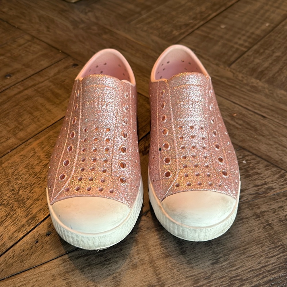 Size 13 Native Shoes - Jefferson Bling Glitter Slip On Sneaker